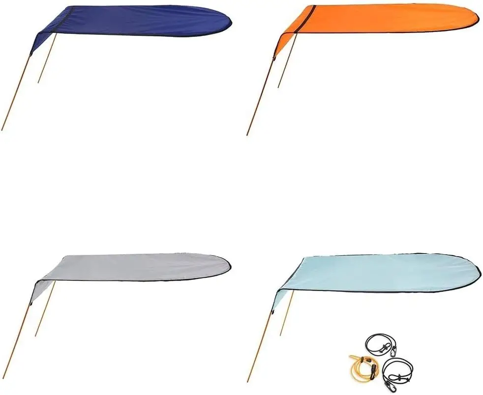 Canoe Kayak Boat Sun Shade Canopy Kayak Sun Shade Canopy Foldable Kayak Umbrella Canoe Awning Sun Shade Canopy for Kayak Outdoor Boat Canoe Fishing(Orange), 3D2Z6JN70805OF73E8E08N6I7 - Image 7