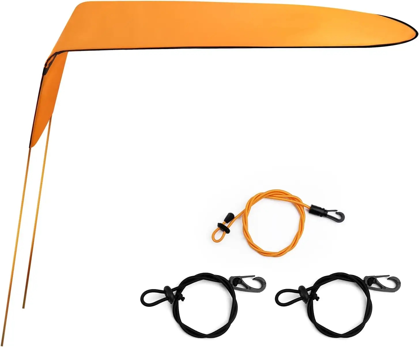 Kayak Sun Shade Canopy, Waterproof Single Person Sun Shade Portable Foldable Kayak Umbrella Canoe Awning Sun Shade Canopy for Kayak Outdoor Boat Canoe Fishing