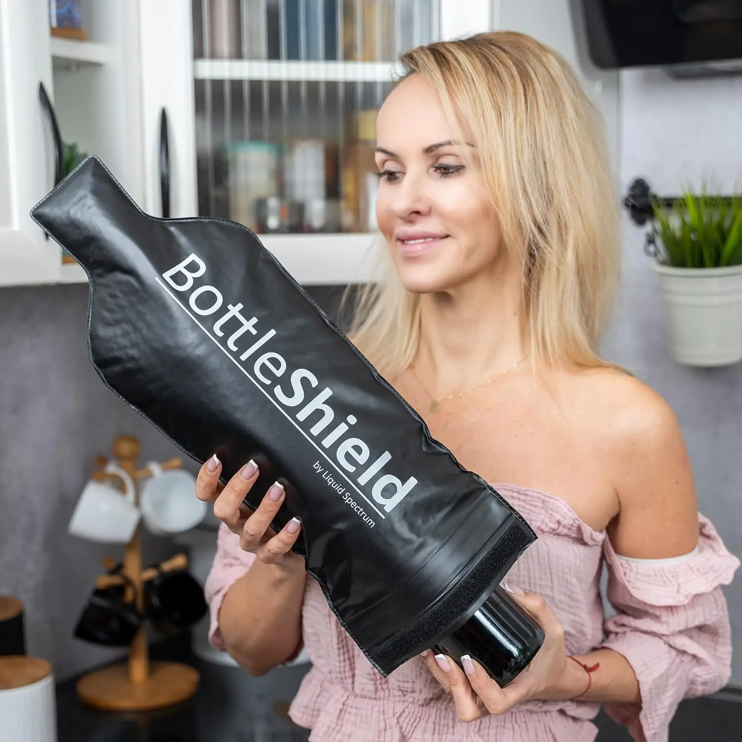 Reusable Wine Protector Travel Bag by Bottle Shield (3-pack) - Unbreakable Bottle Shipping Sleeve, Leak Proof & Double Layer Wine Bubble Wrap Sleeve | Travel Wine Bags for Suitcase Luggage - Image 4