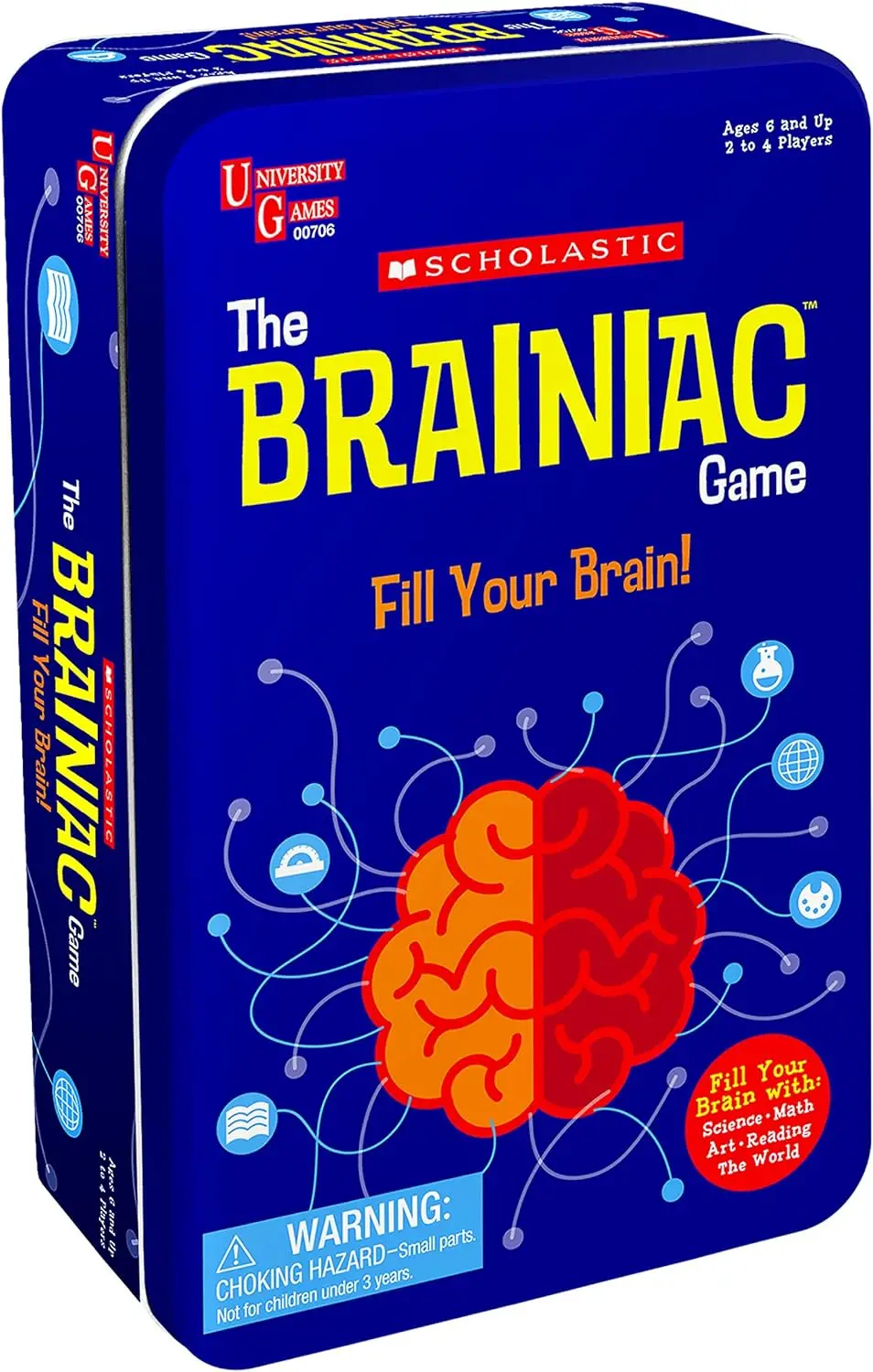 Scholastic, The Brainiac Game Tin