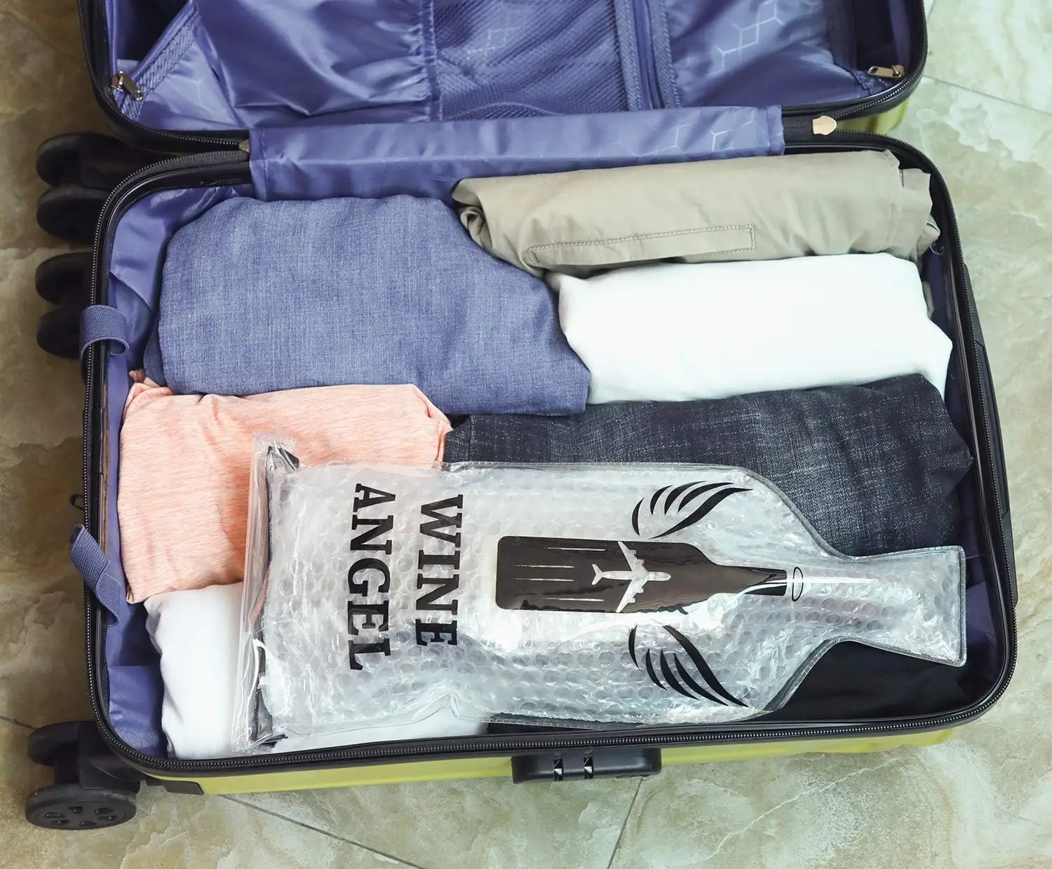 [UPGRADED PROTECTION] 4 Set (8 pcs) Reusable Wine Bags for Travel, Wine Protector Sleeve Case, Airplane Car Cruise TRIPLE Luggage Leak-proof Safety Impact Resist - Image 6