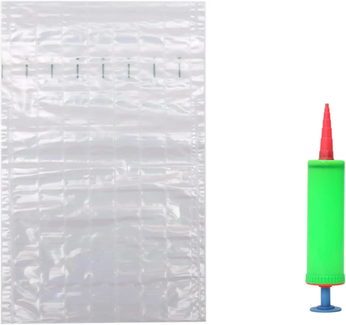 WINFML® 10 Packs Inflatable Wine Bottle Protector for Travel, Wine Bottle Shipping Packaging Airplane Travel, Air Column Cushion Bags with Large Size Pump - Image 4