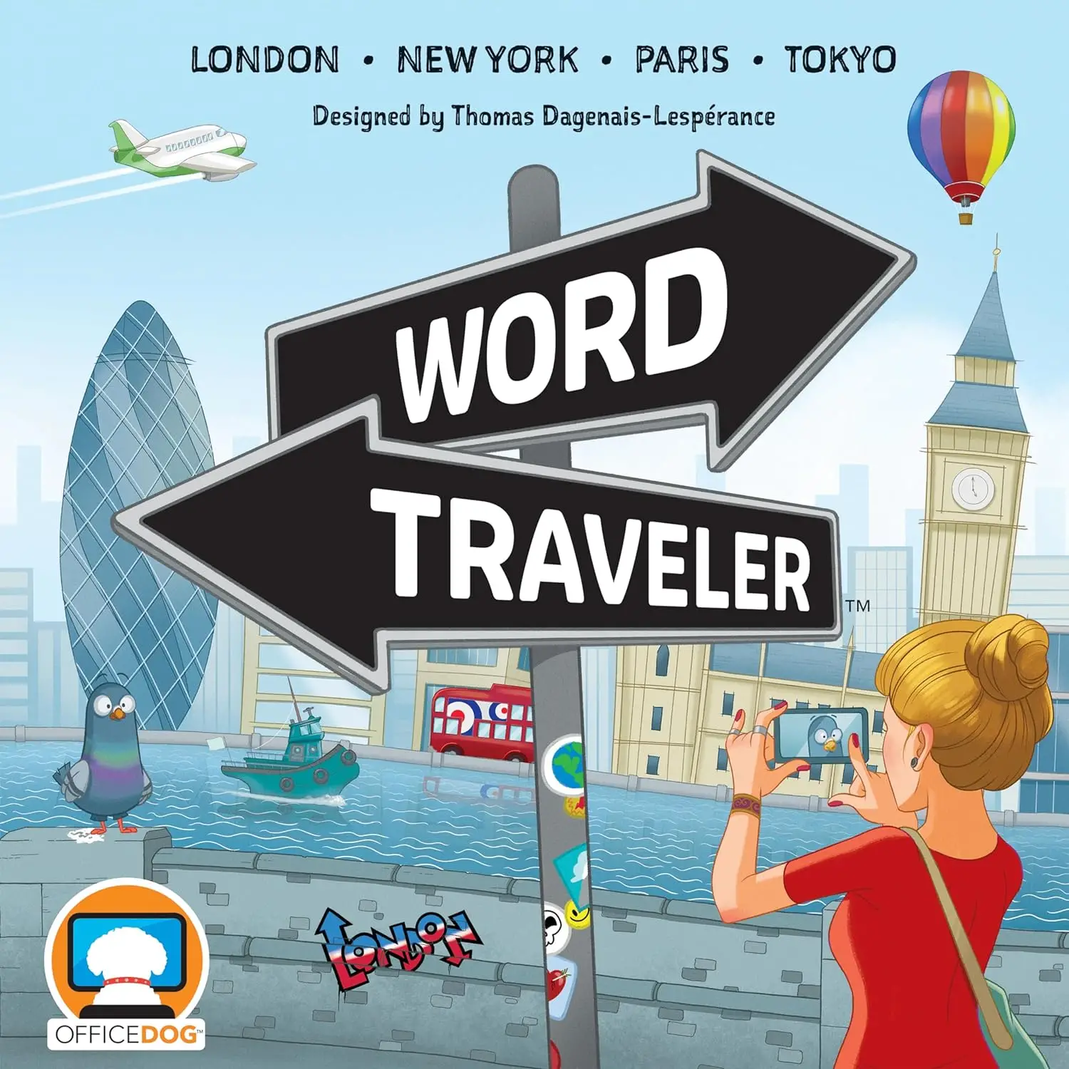 Word Traveler Board Game - Exciting Wayfinding Adventure! Cooperative Family Game for Kids and Adults, Ages 10+, 2-5 Players, 30-45 Minute Playtime, Made by Office Dog - Image 2