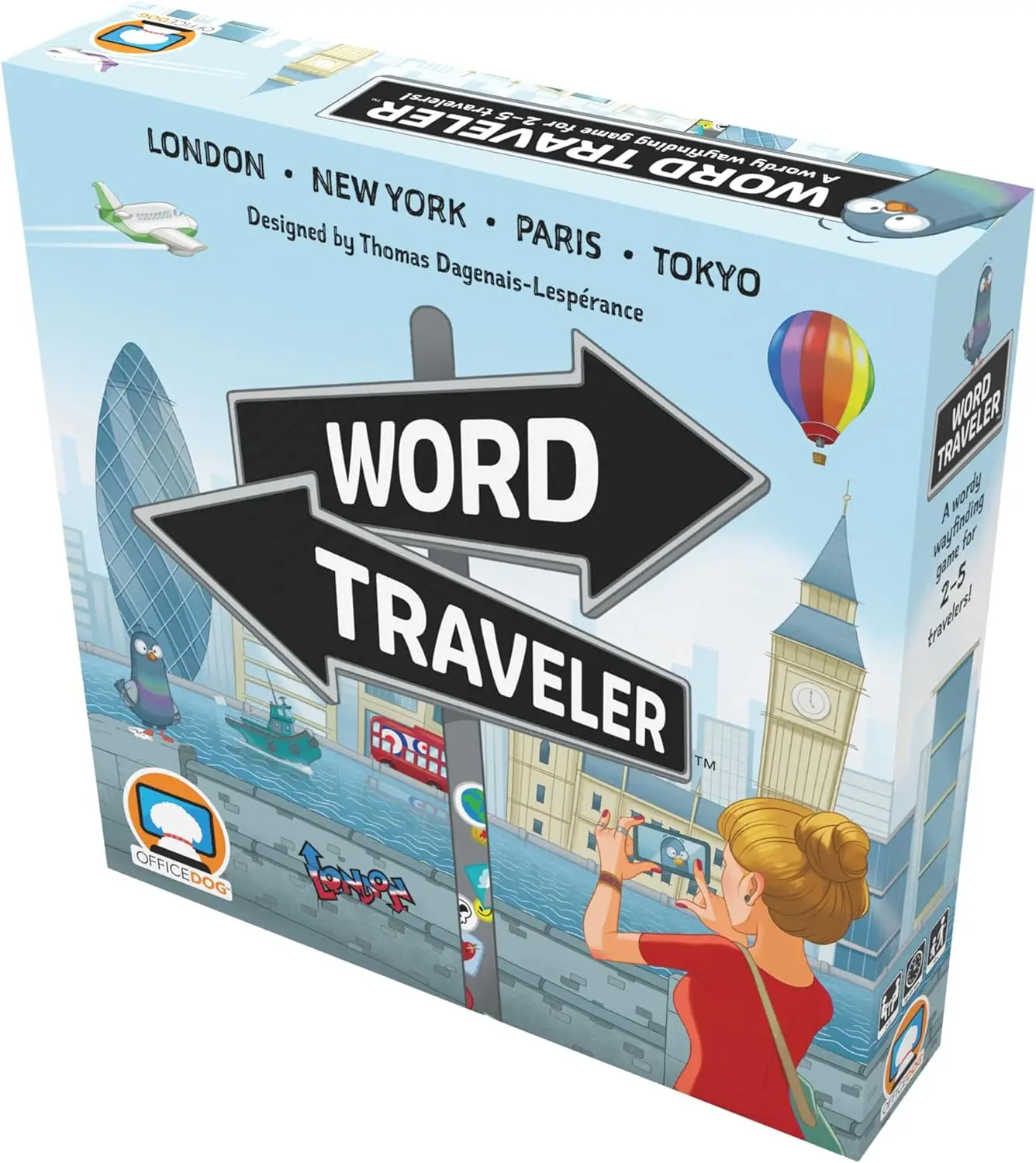 Word Traveler Board Game - Exciting Wayfinding Adventure! Cooperative Family Game for Kids and Adults, Ages 10+, 2-5 Players, 30-45 Minute Playtime, Made by Office Dog - Image 3