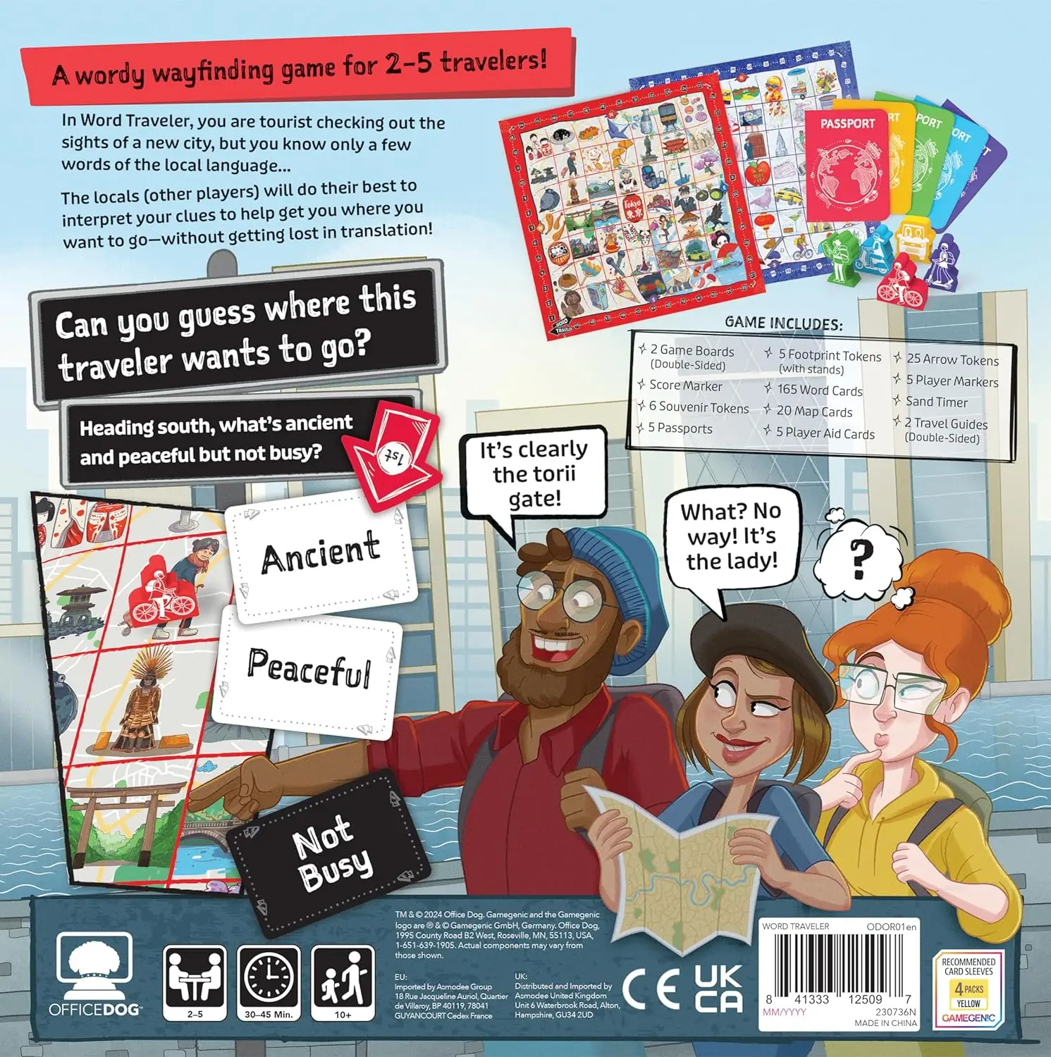Word Traveler Board Game - Exciting Wayfinding Adventure! Cooperative Family Game for Kids and Adults, Ages 10+, 2-5 Players, 30-45 Minute Playtime, Made by Office Dog - Image 4